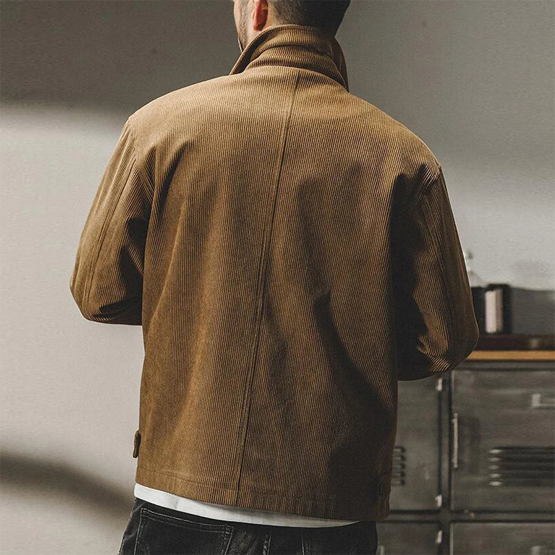 Malik Men's Corduroy Blazer | Single-Breasted Blazer for Autumn