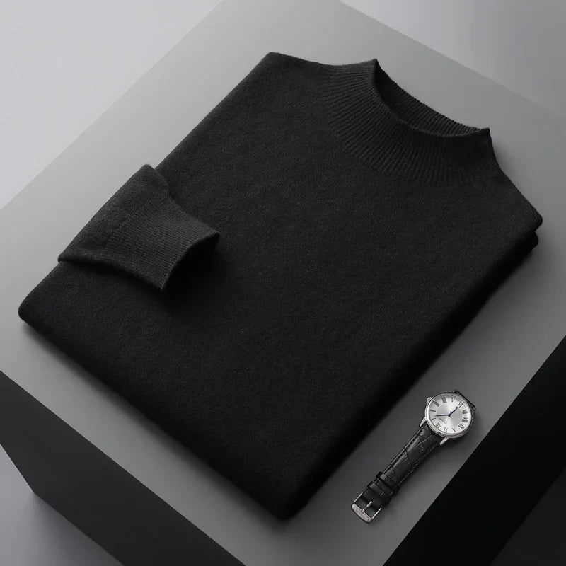 Jamari Crewneck Cardigan | Merino Wool Knit for Winter