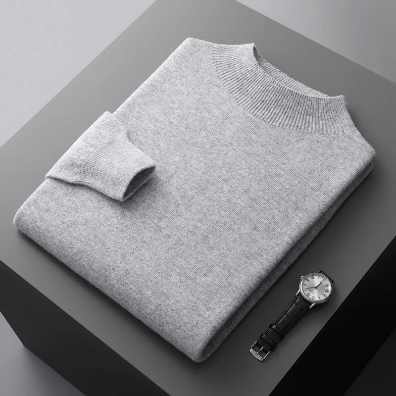 Jamari Crewneck Cardigan | Merino Wool Knit for Winter