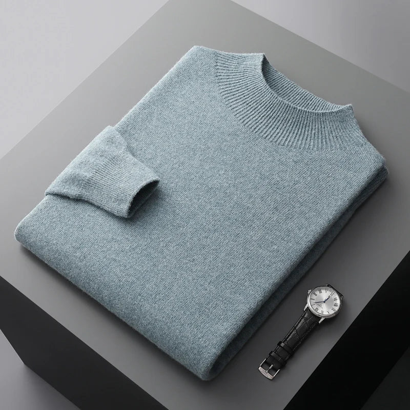 Jamari Crewneck Cardigan | Merino Wool Knit for Winter