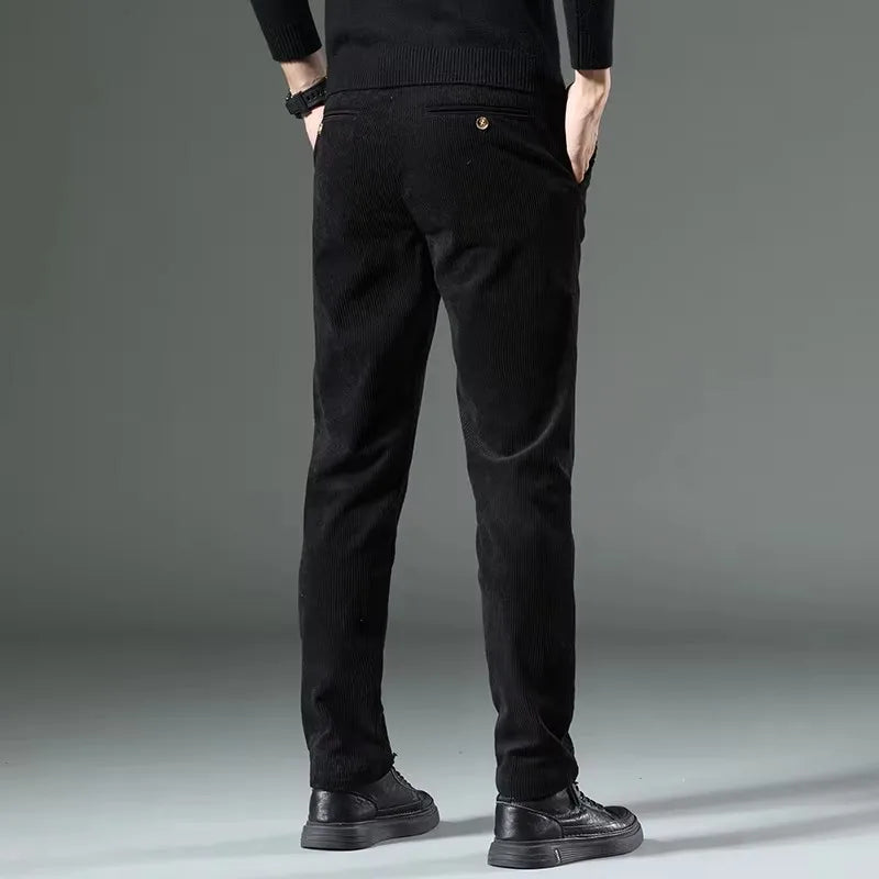 Kieron Men’s Trousers | Corduroy Straight-Leg for Autumn