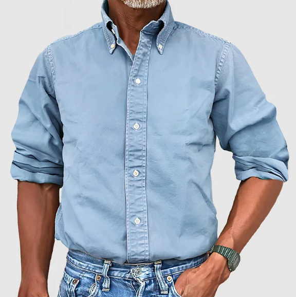 Kieron Shirt | Men's Classic Long Sleeve Shirt for Autumn