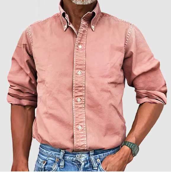 Kieron Shirt | Men's Classic Long Sleeve Shirt for Autumn