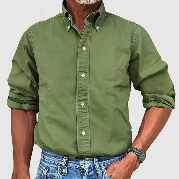 Kieron Shirt | Men's Classic Long Sleeve Shirt for Autumn