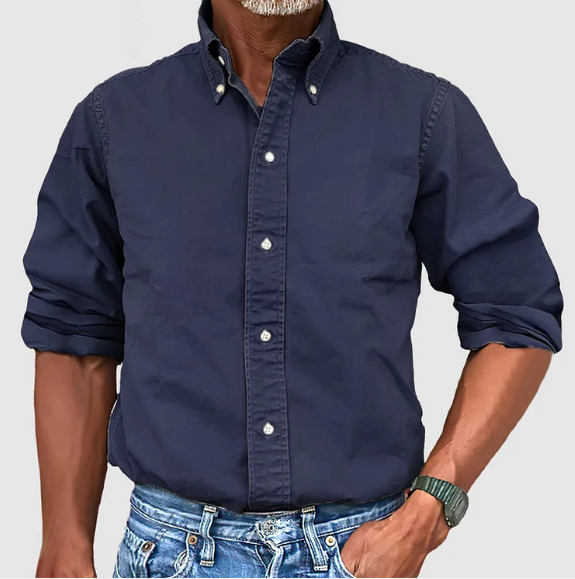 Kieron Shirt | Men's Classic Long Sleeve Shirt for Autumn