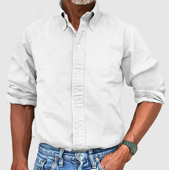 Kieron Shirt | Men's Classic Long Sleeve Shirt for Autumn