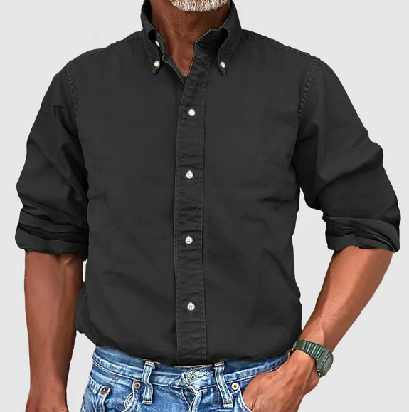 Kieron Shirt | Men's Classic Long Sleeve Shirt for Autumn