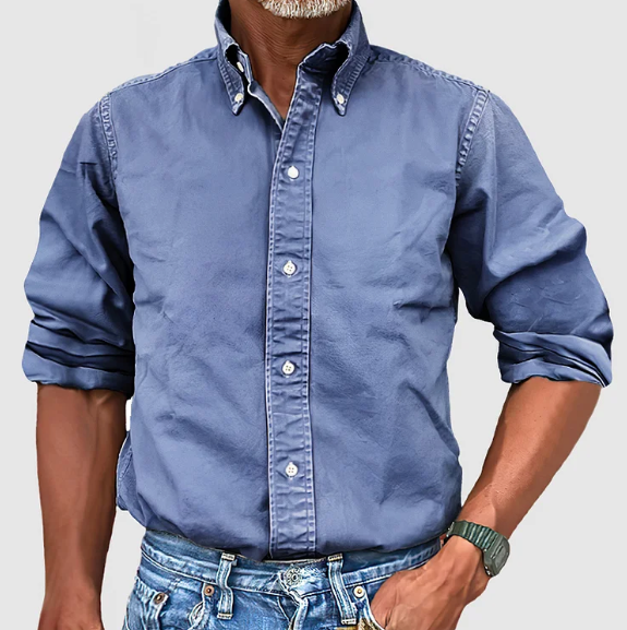 Kieron Shirt | Men's Classic Long Sleeve Shirt for Autumn
