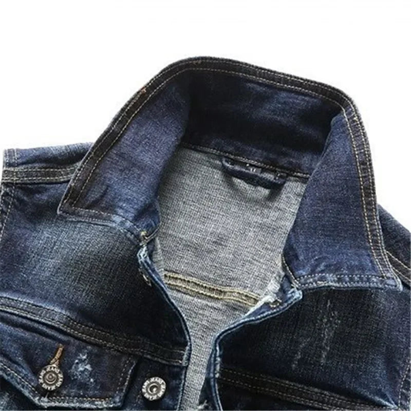 Manley Men's Denim Vest | Button-Up Vest for Autumn