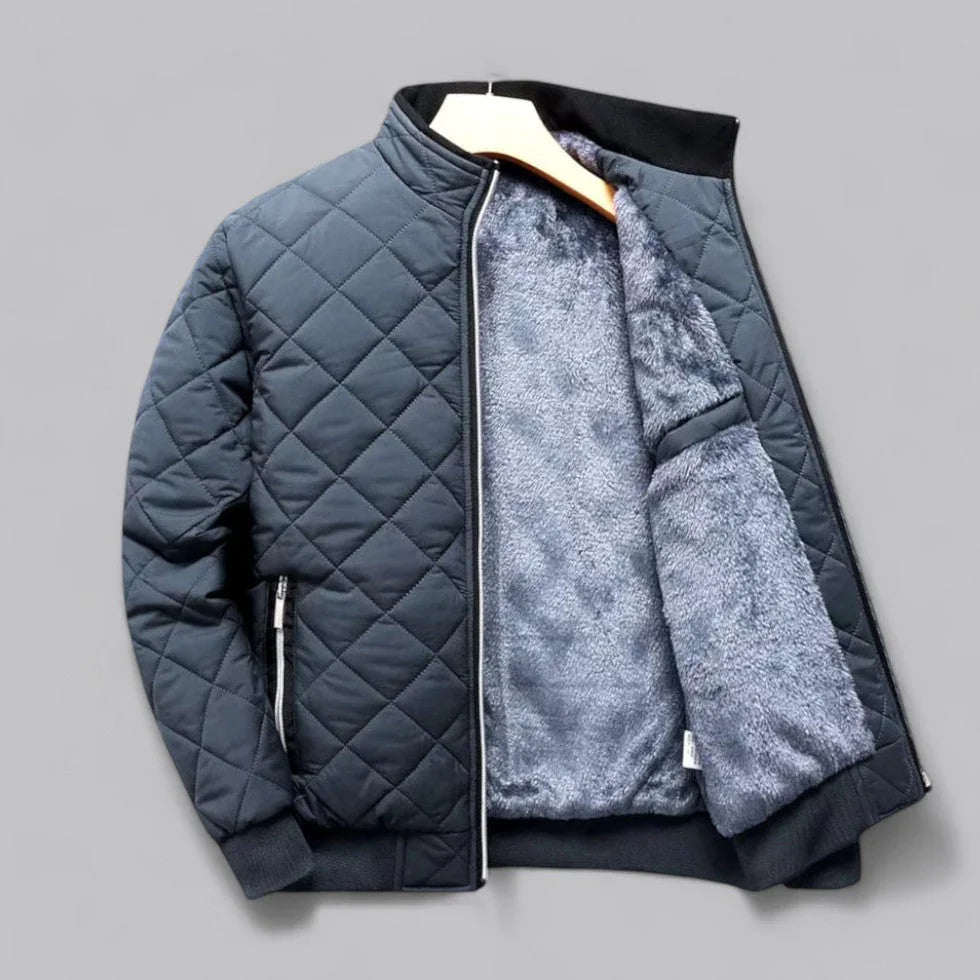 Karim Bomber Jacket | Men's Winter Fleece-Lined Street Style