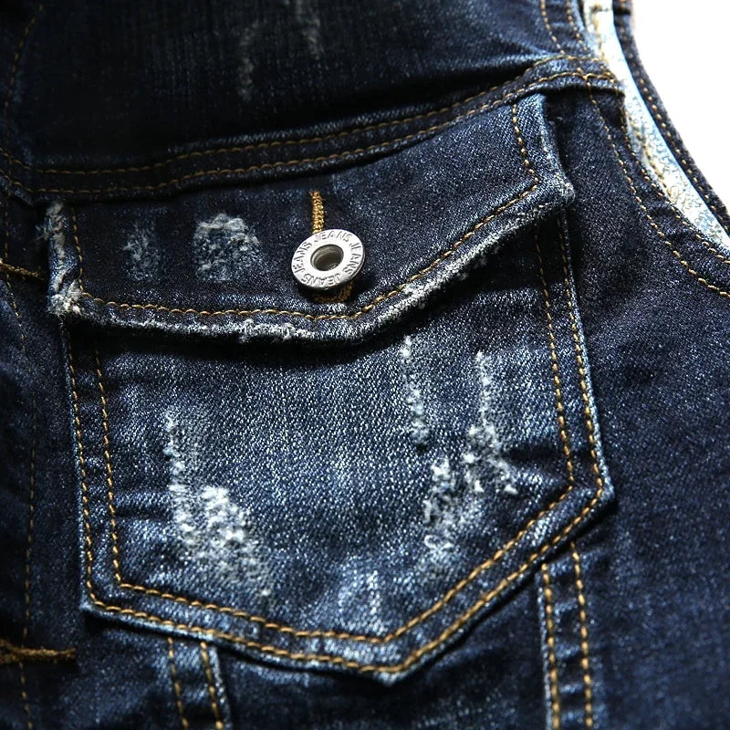 Manley Men's Denim Vest | Button-Up Vest for Autumn