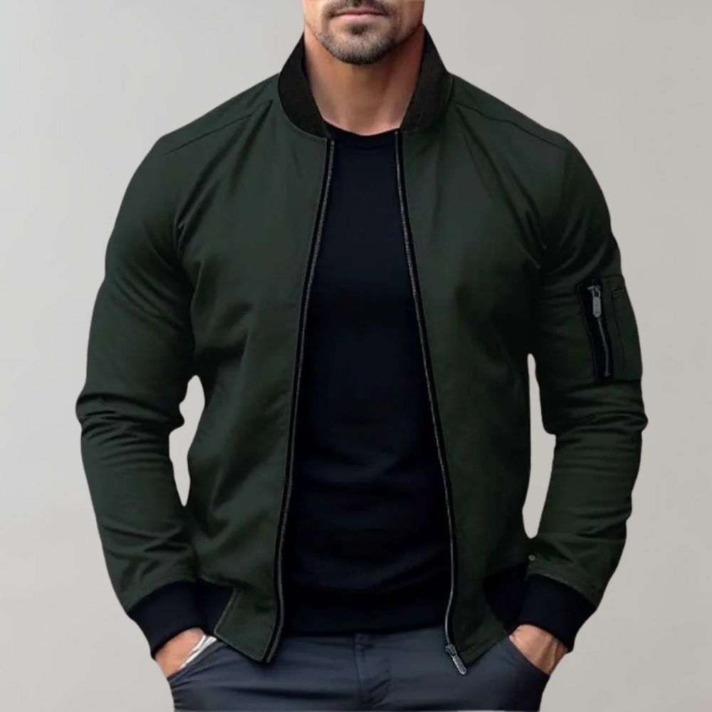 Jarl Bomber Jacket | Lightweight Zip Jacket for Autumn