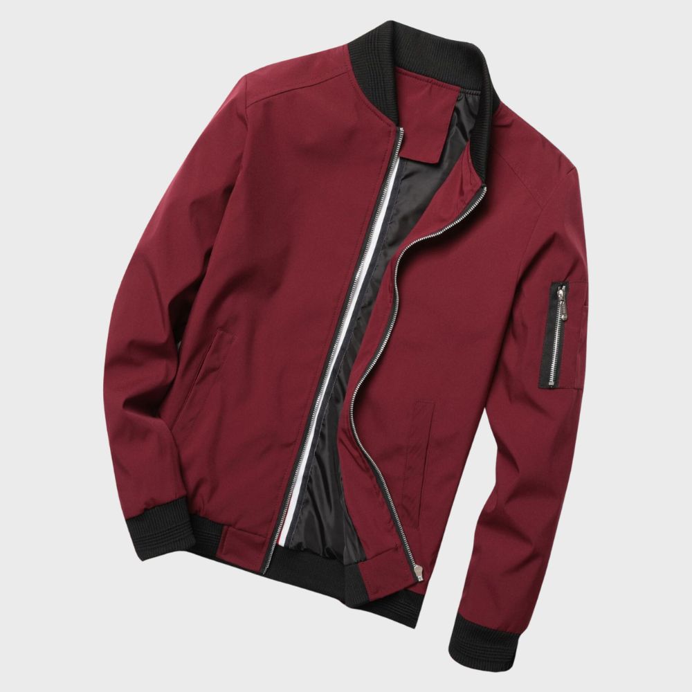 Jarl Bomber Jacket | Lightweight Zip Jacket for Autumn