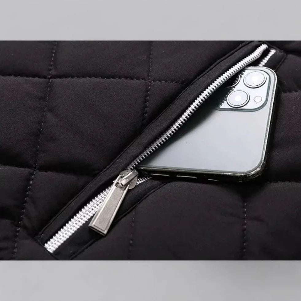Karim Bomber Jacket | Men's Winter Fleece-Lined Street Style