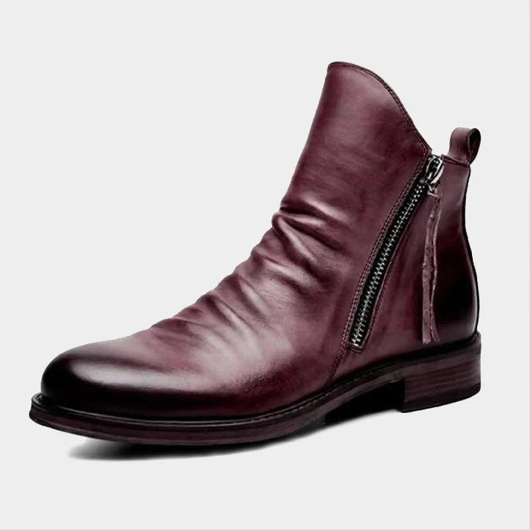 Lance Men’s Boots | Zip-Up Urban Ankle Boots for Autumn