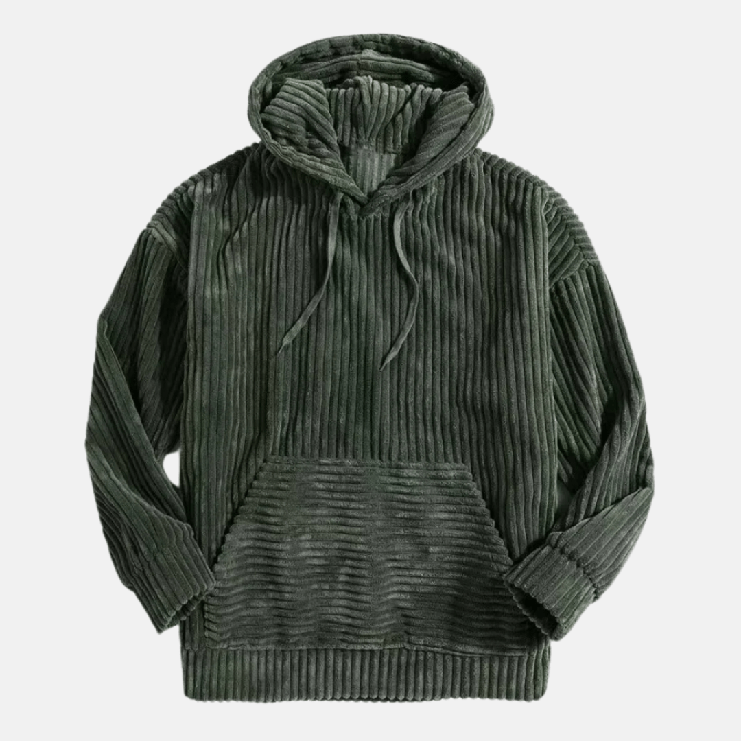 Leonard Men’s Hoodie | Corduroy Hoodie for Autumn