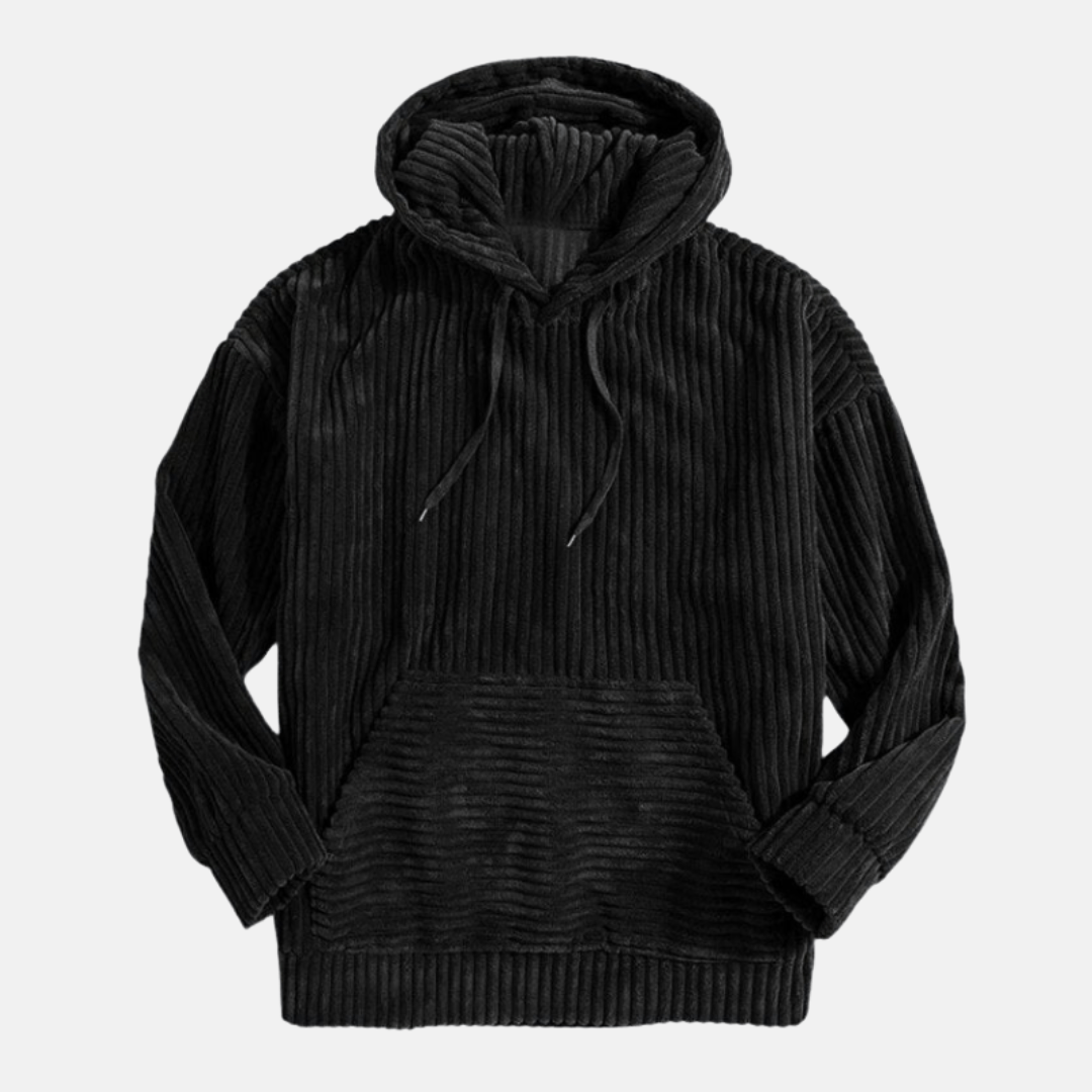 Leonard Men’s Hoodie | Corduroy Hoodie for Autumn