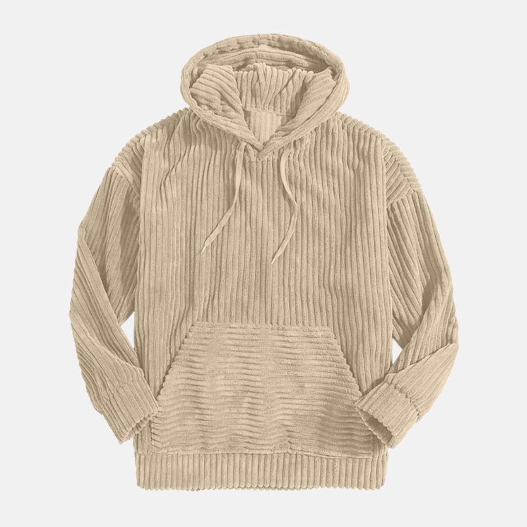 Leonard Men’s Hoodie | Corduroy Hoodie for Autumn