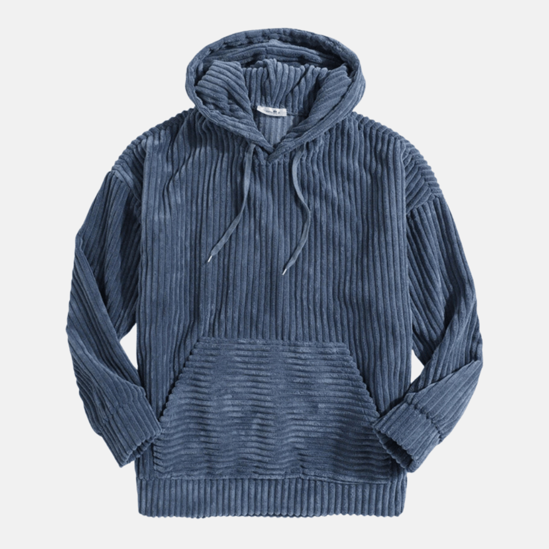 Leonard Men’s Hoodie | Corduroy Hoodie for Autumn