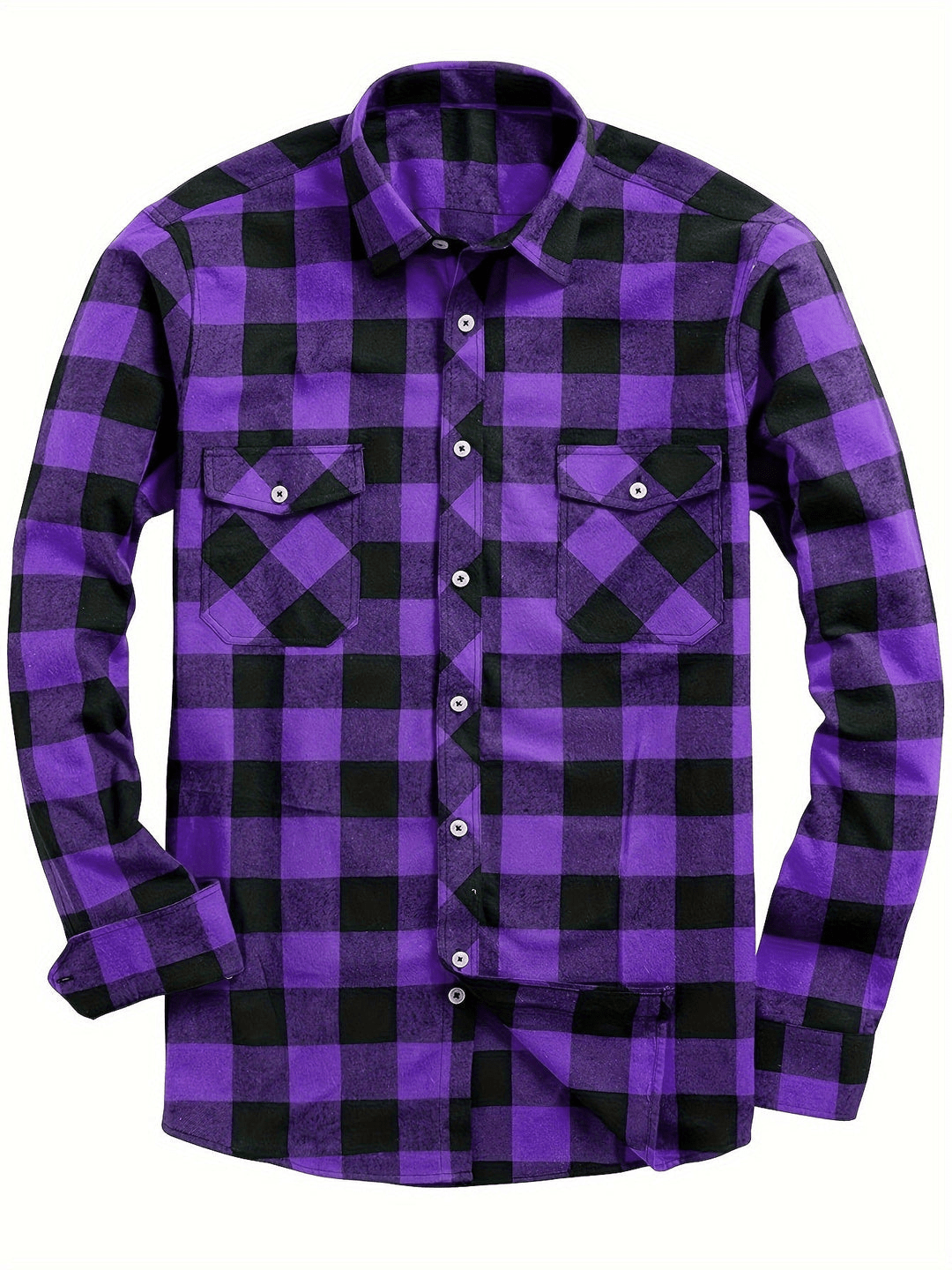 Lars Men’s Shirt | Casual Lumberjack Plaid Shirt for Autumn Layering