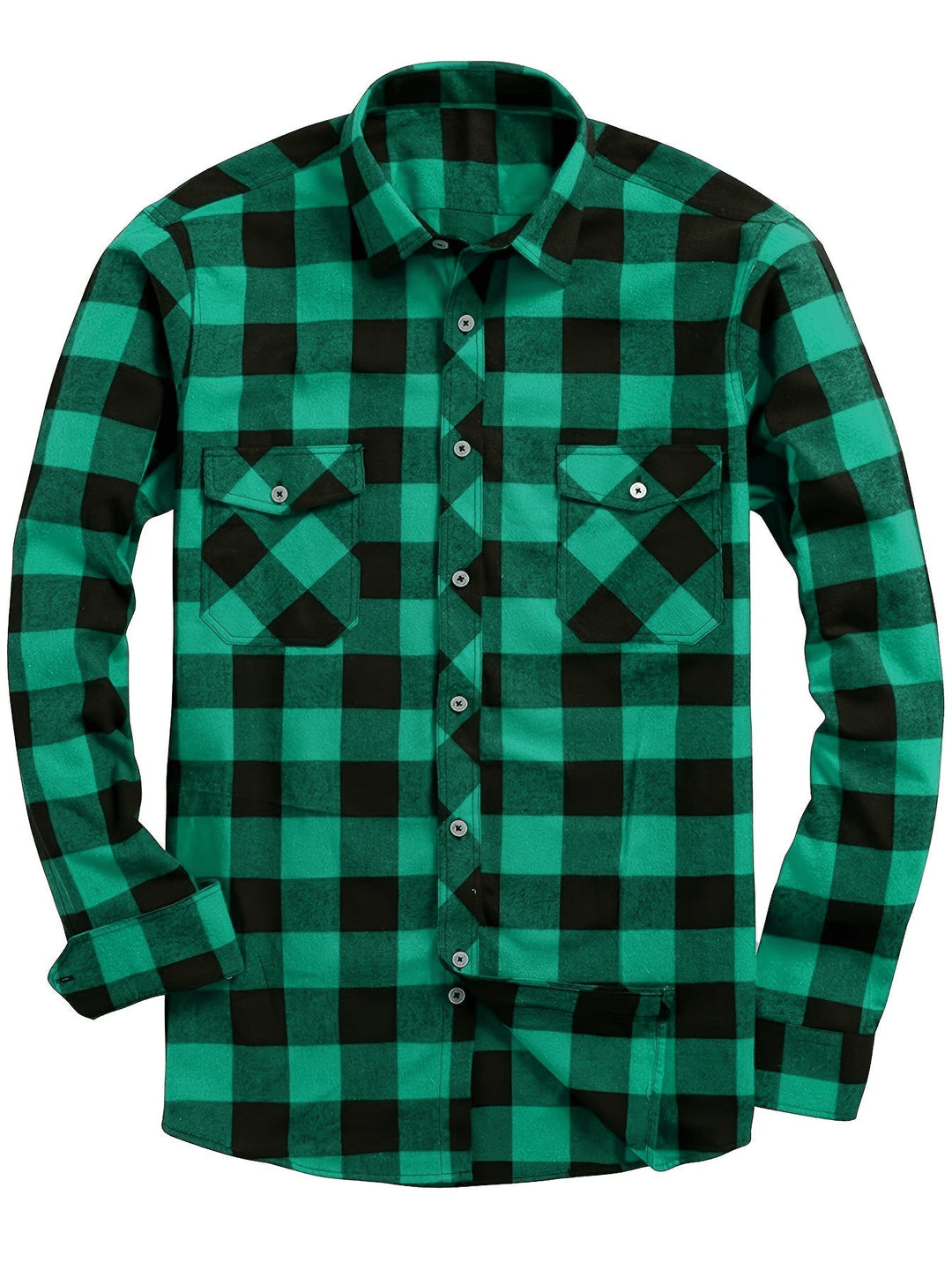 Lars Men’s Shirt | Casual Lumberjack Plaid Shirt for Autumn Layering