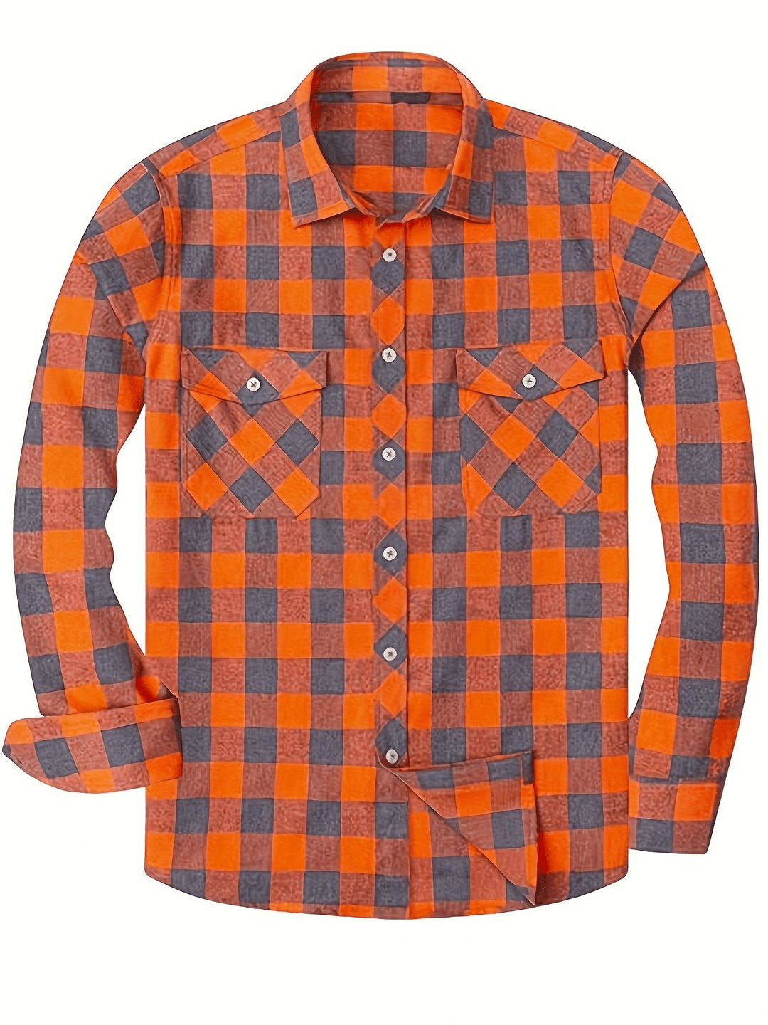 Lars Men’s Shirt | Casual Lumberjack Plaid Shirt for Autumn Layering