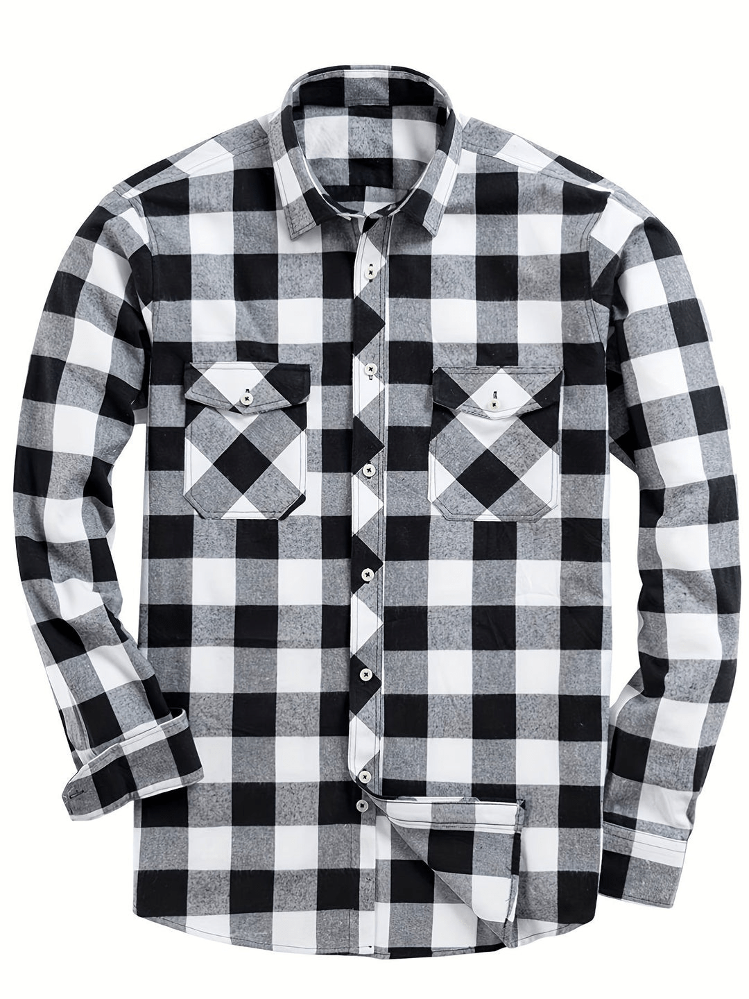 Lars Men’s Shirt | Casual Lumberjack Plaid Shirt for Autumn Layering
