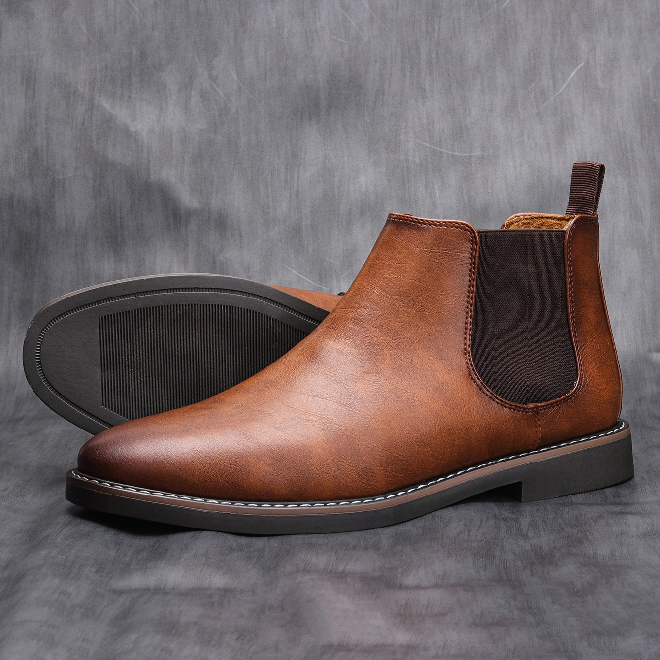 Kendrick Boots | Men's Autumn Slip-On Smart Casual Ankle Boots