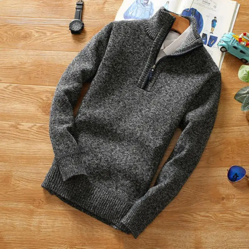 Liam Men’s Jumper | Sweater High Collar for Autumn