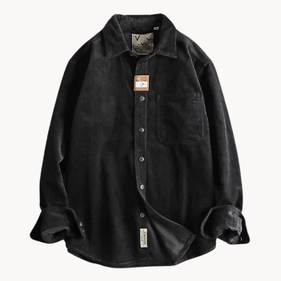 Jamison Corduroy Jacket | Button-Up Shirt Jacket for Autumn