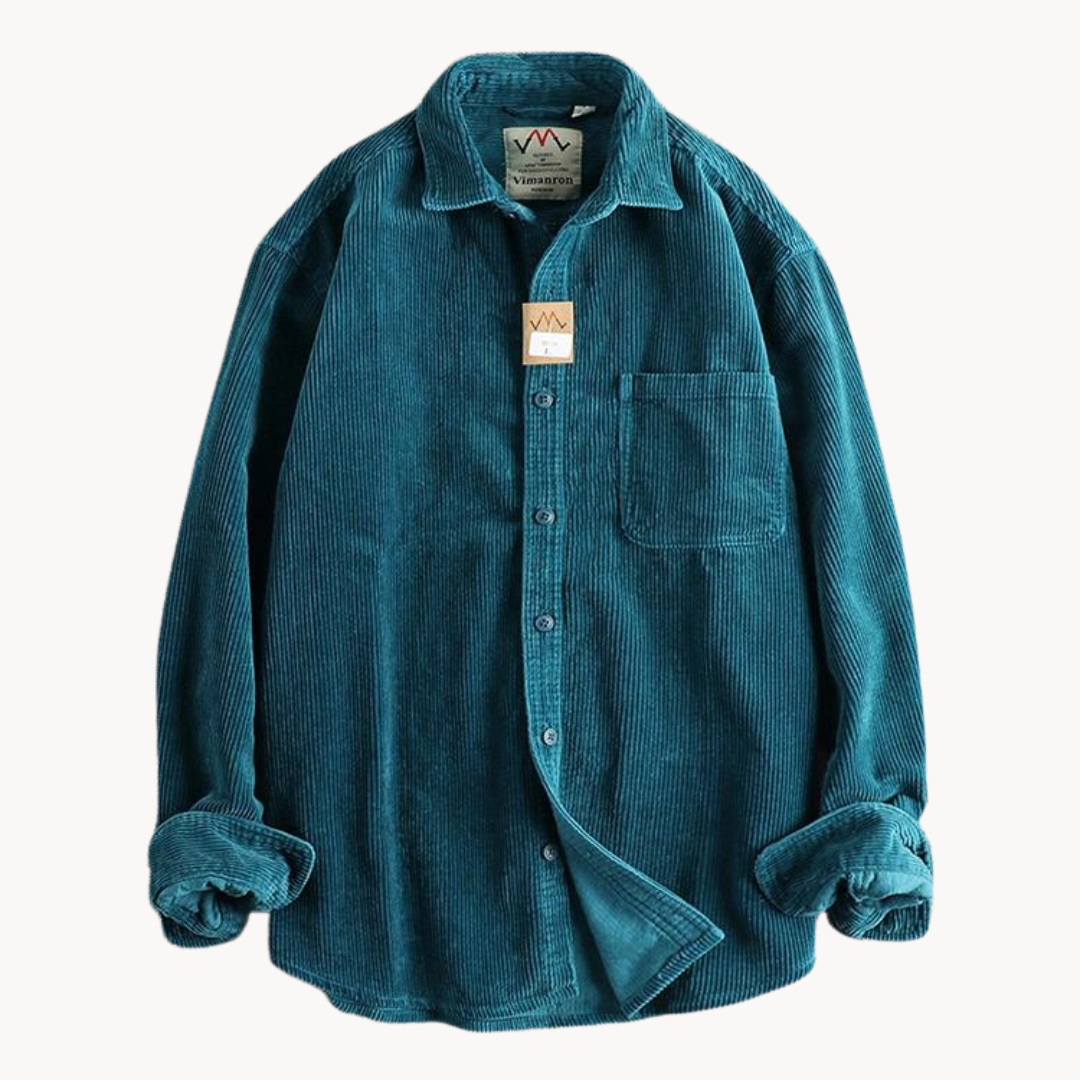 Jamison Corduroy Jacket | Button-Up Shirt Jacket for Autumn