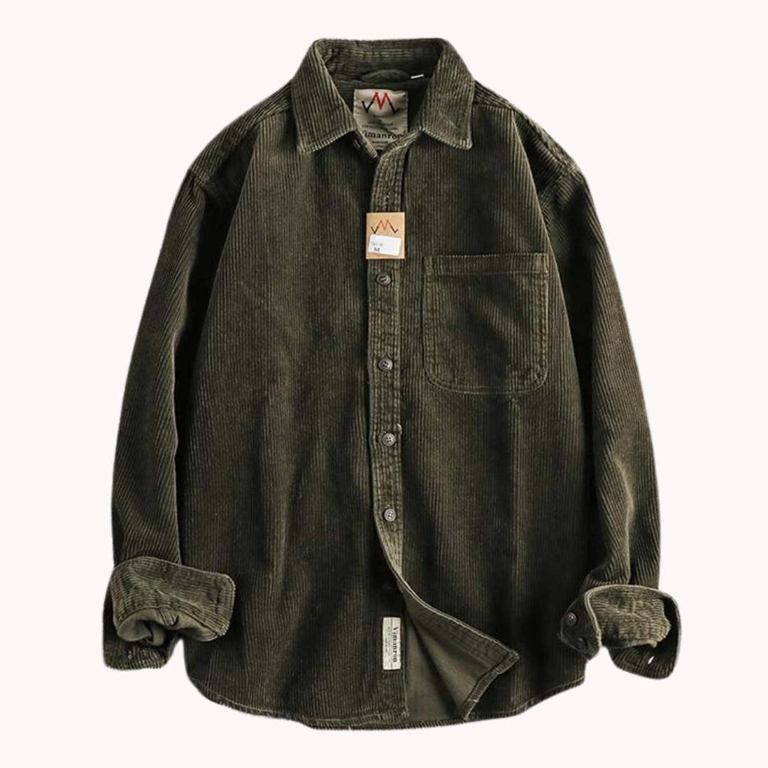 Jamison Corduroy Jacket | Button-Up Shirt Jacket for Autumn