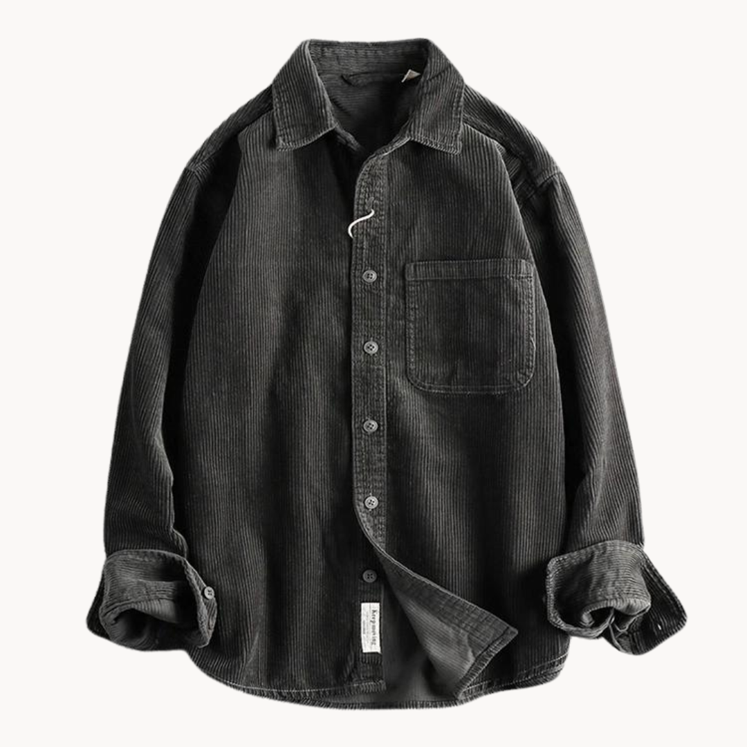 Jamison Corduroy Jacket | Button-Up Shirt Jacket for Autumn