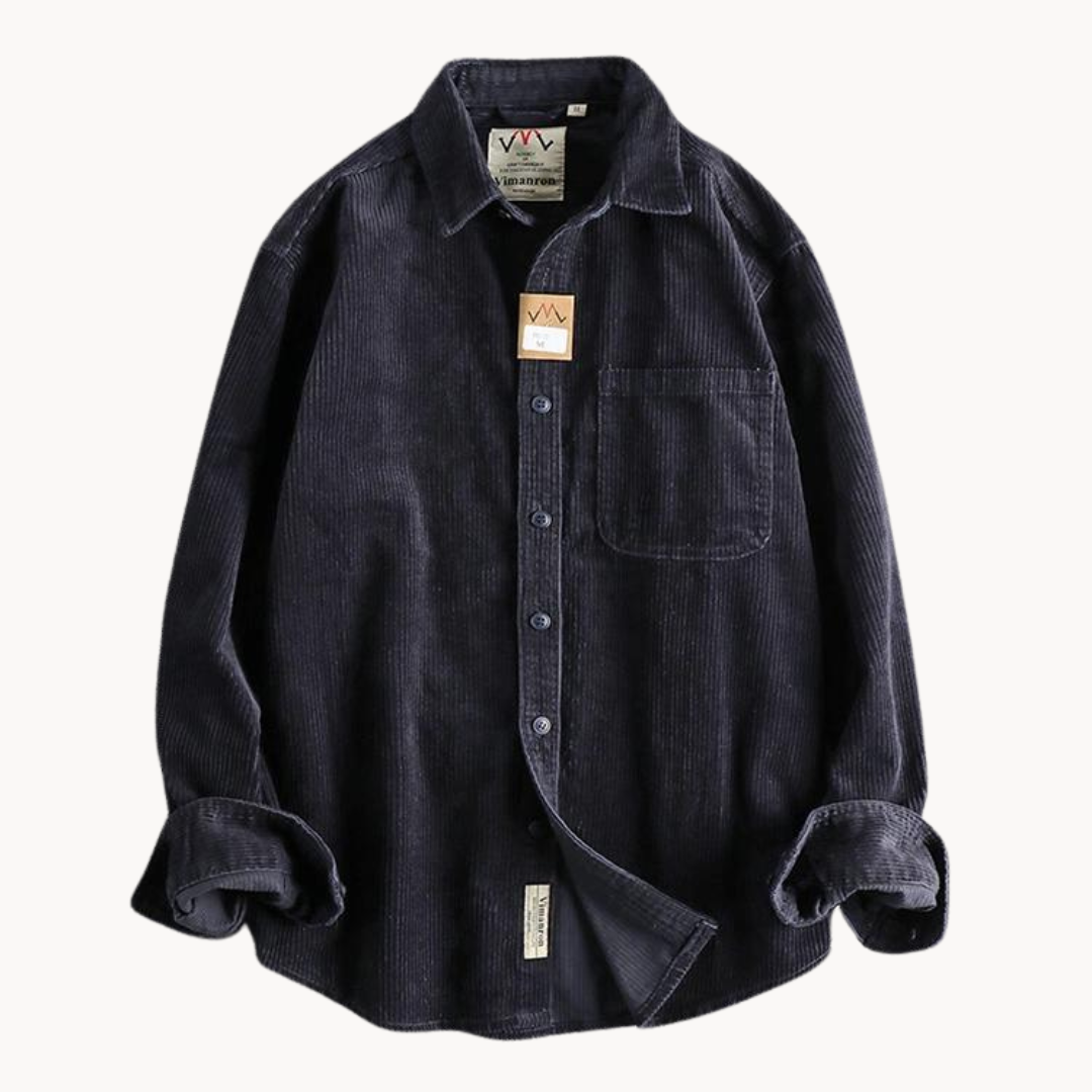 Jamison Corduroy Jacket | Button-Up Shirt Jacket for Autumn