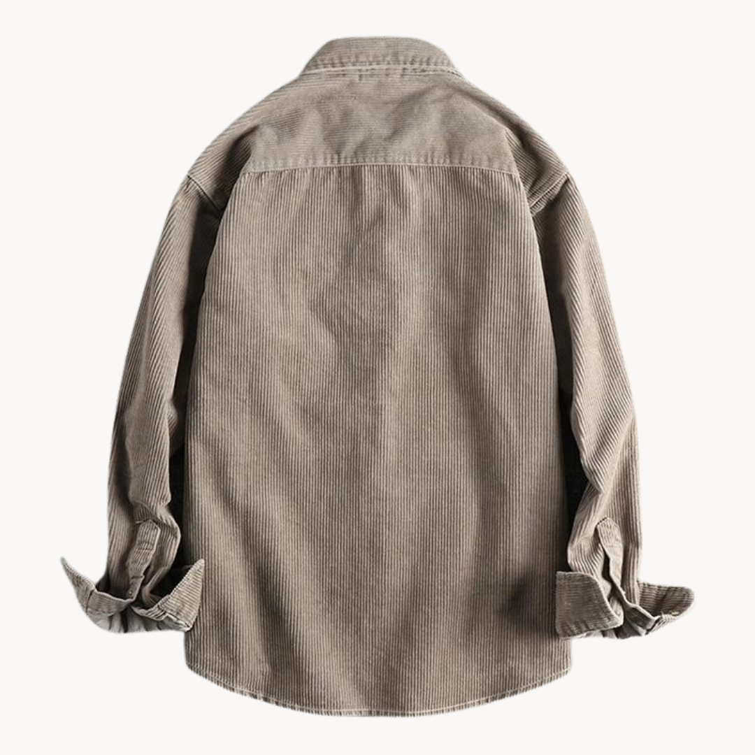 Jamison Corduroy Jacket | Button-Up Shirt Jacket for Autumn