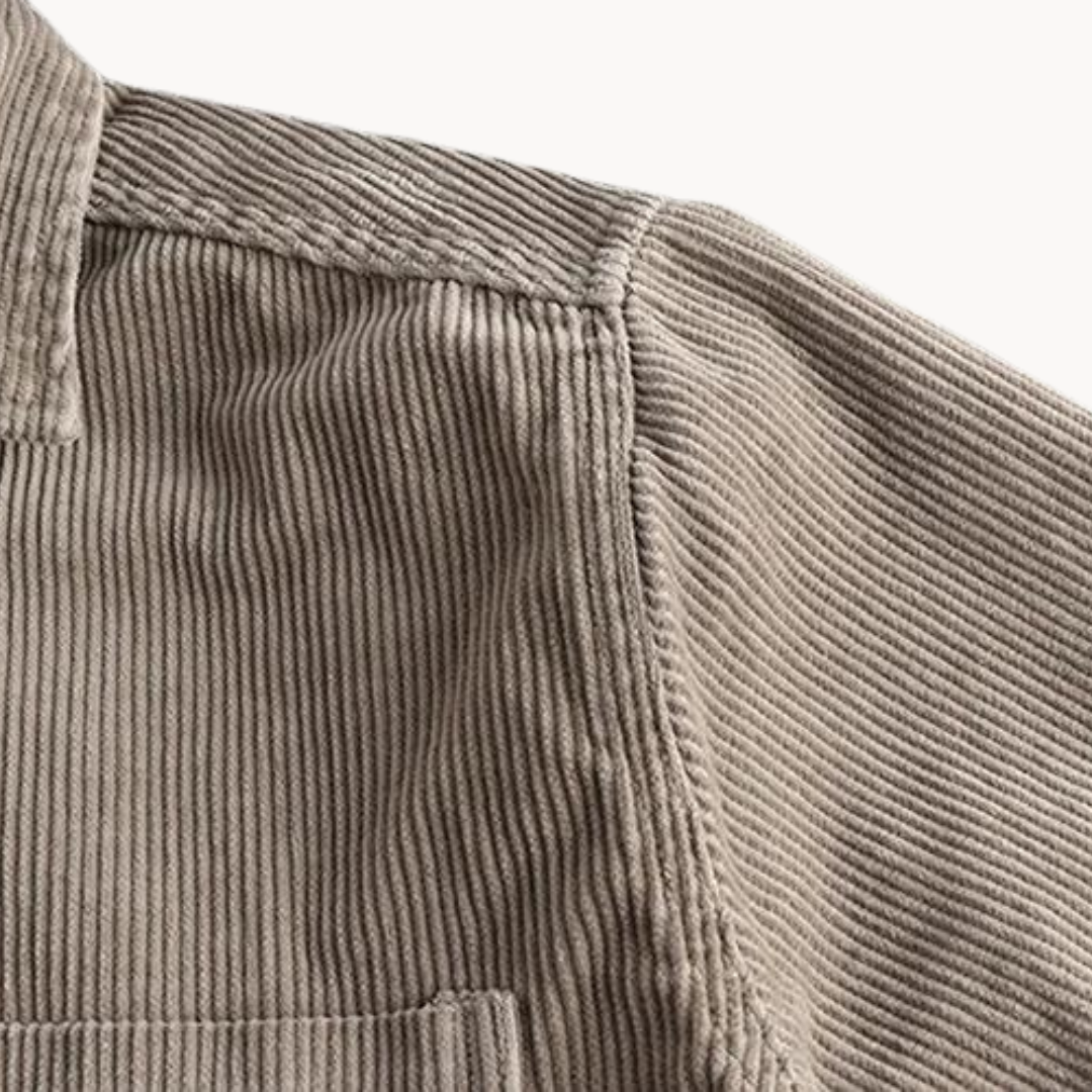 Jamison Corduroy Jacket | Button-Up Shirt Jacket for Autumn