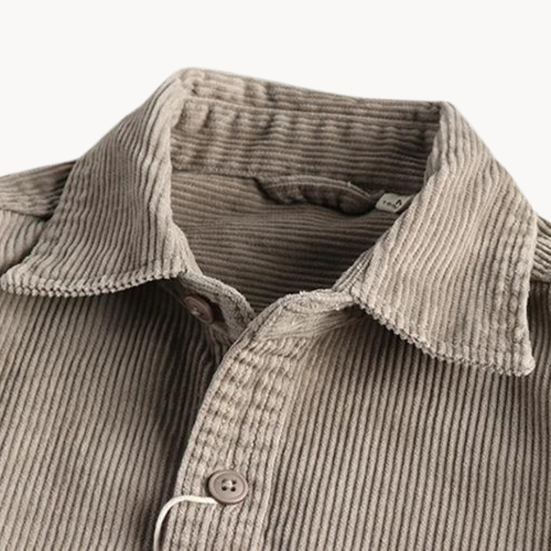 Jamison Corduroy Jacket | Button-Up Shirt Jacket for Autumn