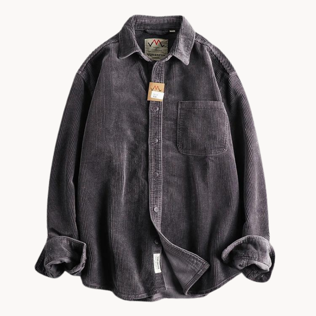 Jamison Corduroy Jacket | Button-Up Shirt Jacket for Autumn