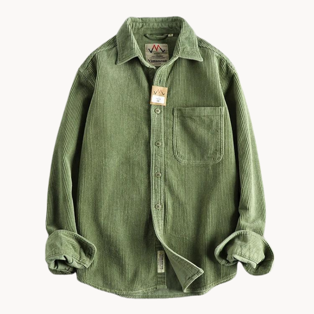 Jamison Corduroy Jacket | Button-Up Shirt Jacket for Autumn