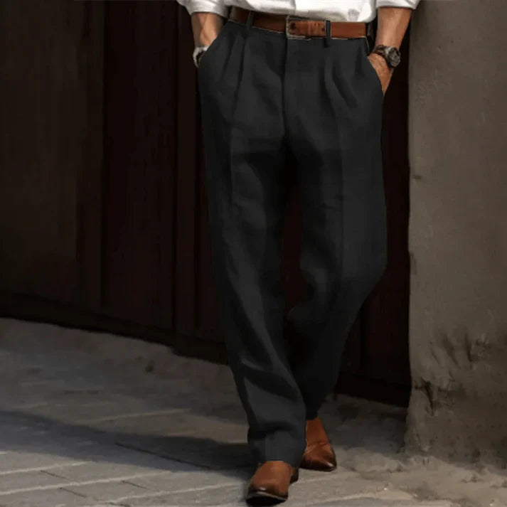Janvier Men’s Trousers | Wide-Leg Chino Trousers for Autumn