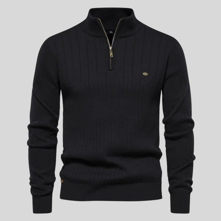 Liev Men’s Sweater | Sweater with High Collar for Autumn