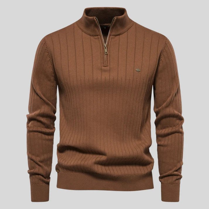 Liev Men’s Sweater | Sweater with High Collar for Autumn