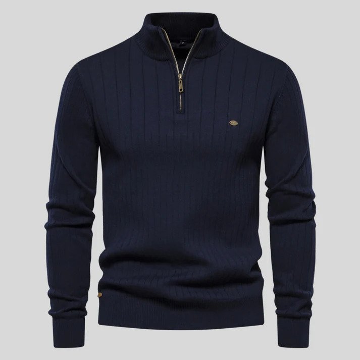 Liev Men’s Sweater | Sweater with High Collar for Autumn