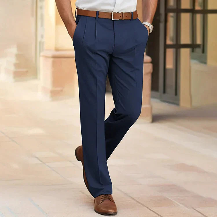 Landric Men's Business Trousers | Slim Tapered Trousers