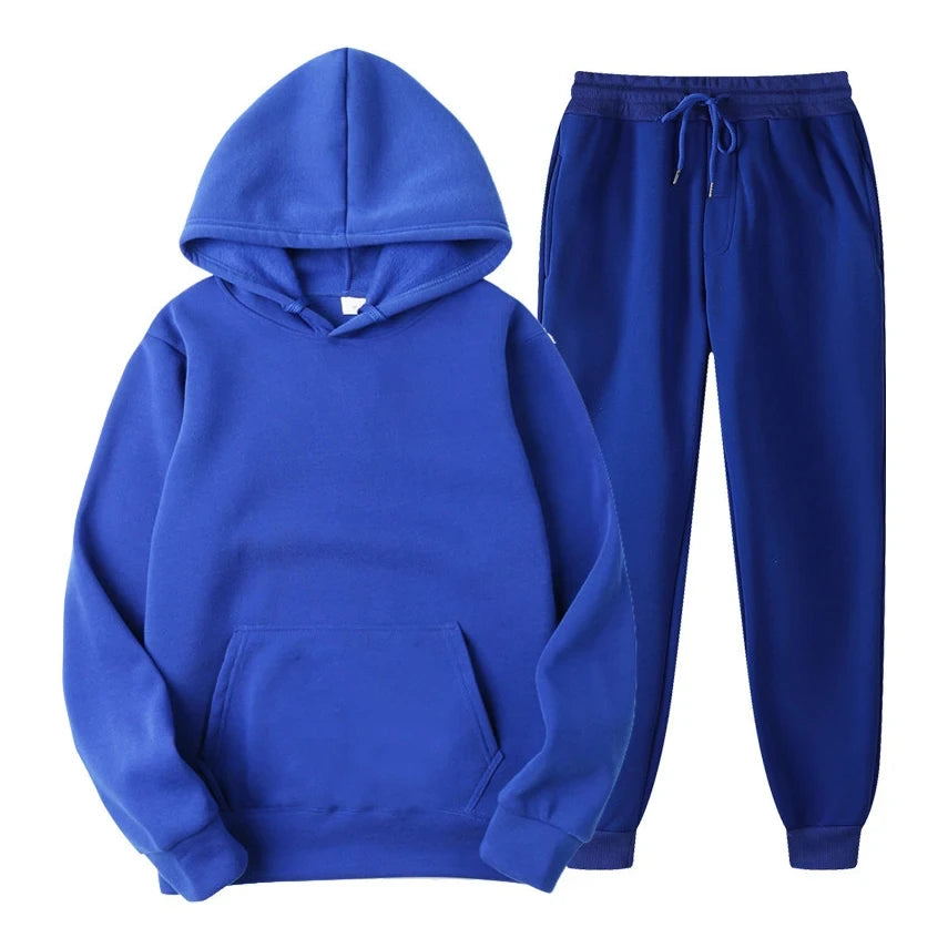 Larenz Men's Jogging Set | Crewneck Pullover and Jogger Pants