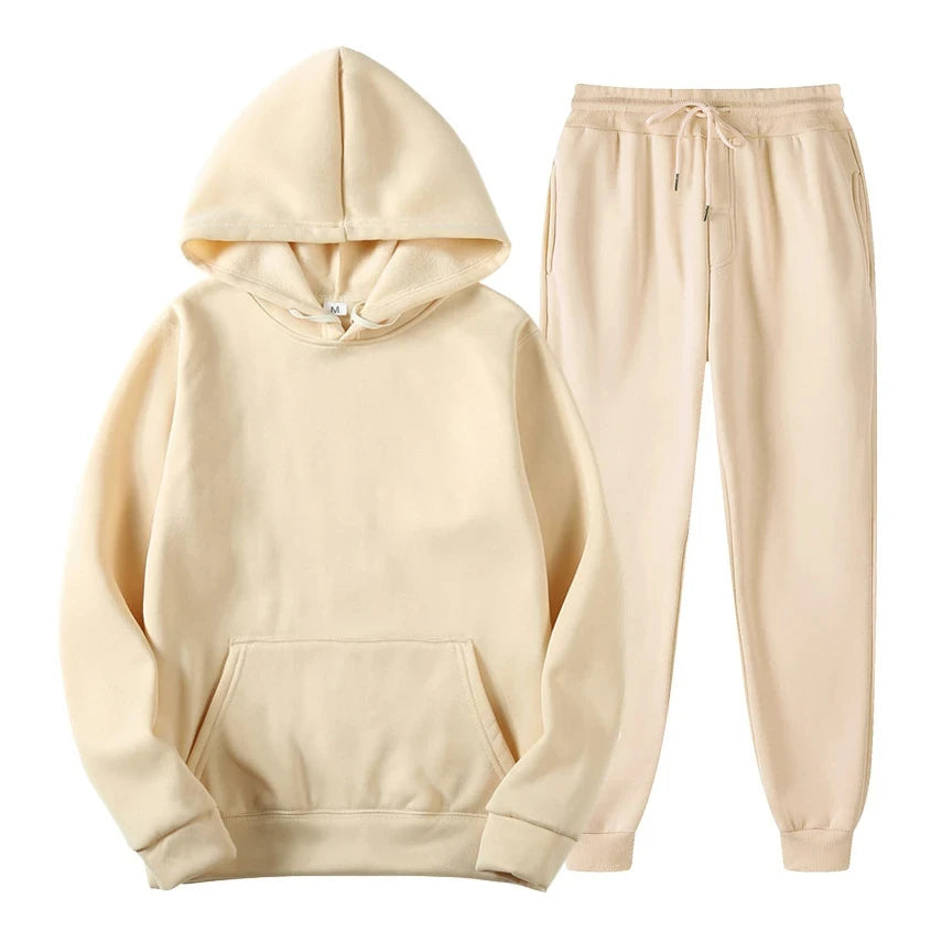 Larenz Men's Jogging Set | Crewneck Pullover and Jogger Pants