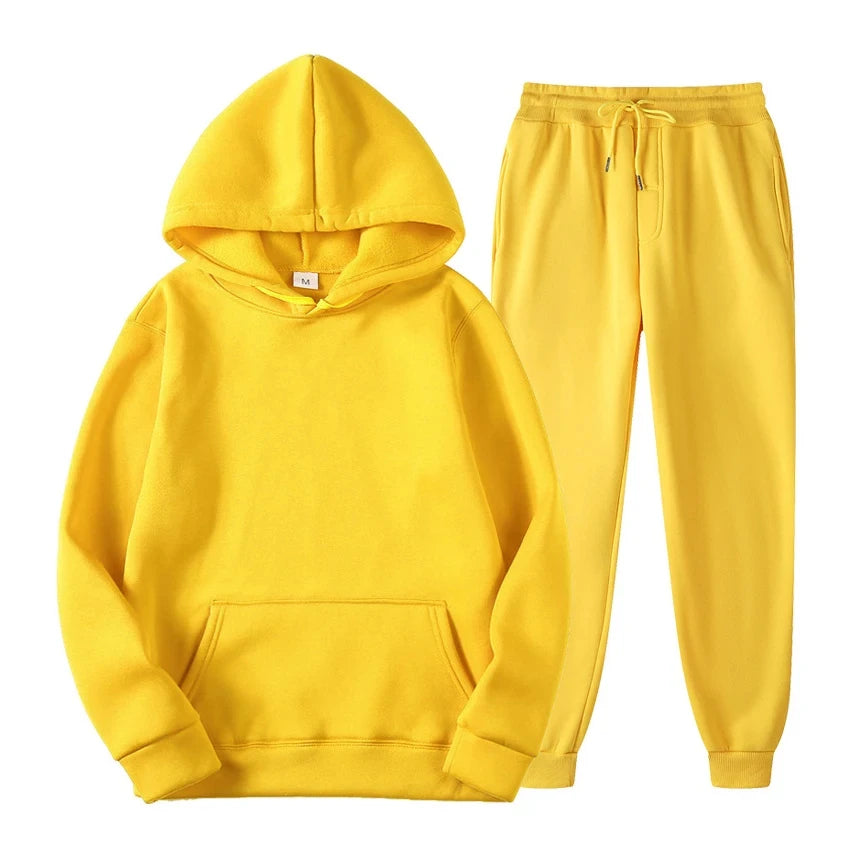 Larenz Men's Jogging Set | Crewneck Pullover and Jogger Pants