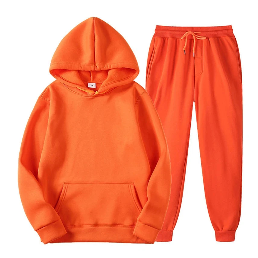 Larenz Men's Jogging Set | Crewneck Pullover and Jogger Pants