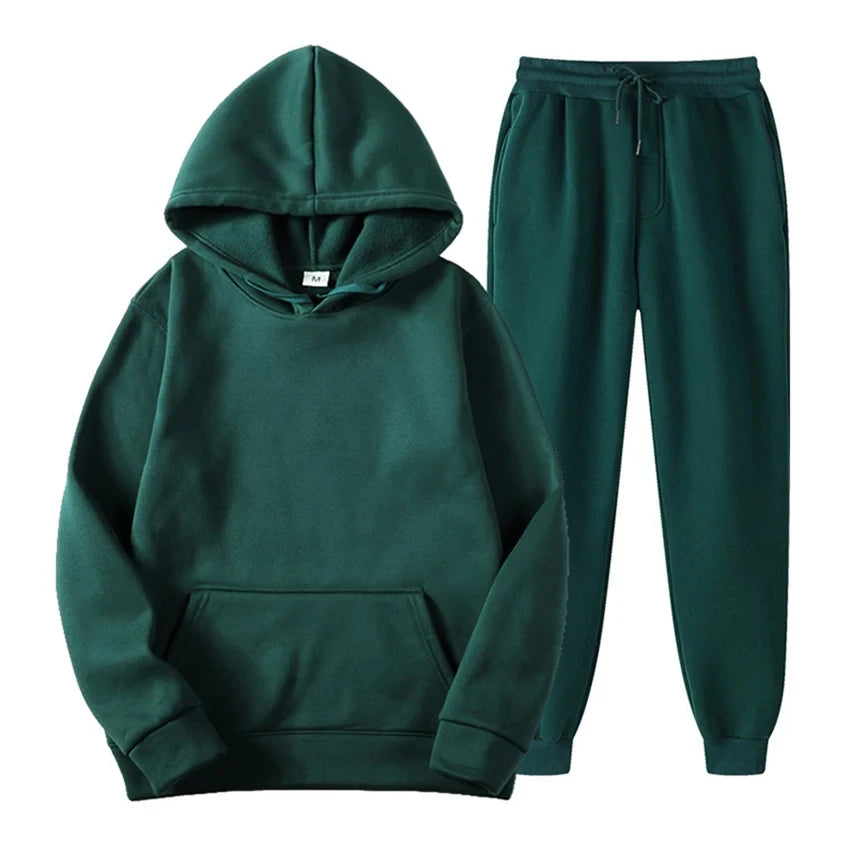 Larenz Men's Jogging Set | Crewneck Pullover and Jogger Pants