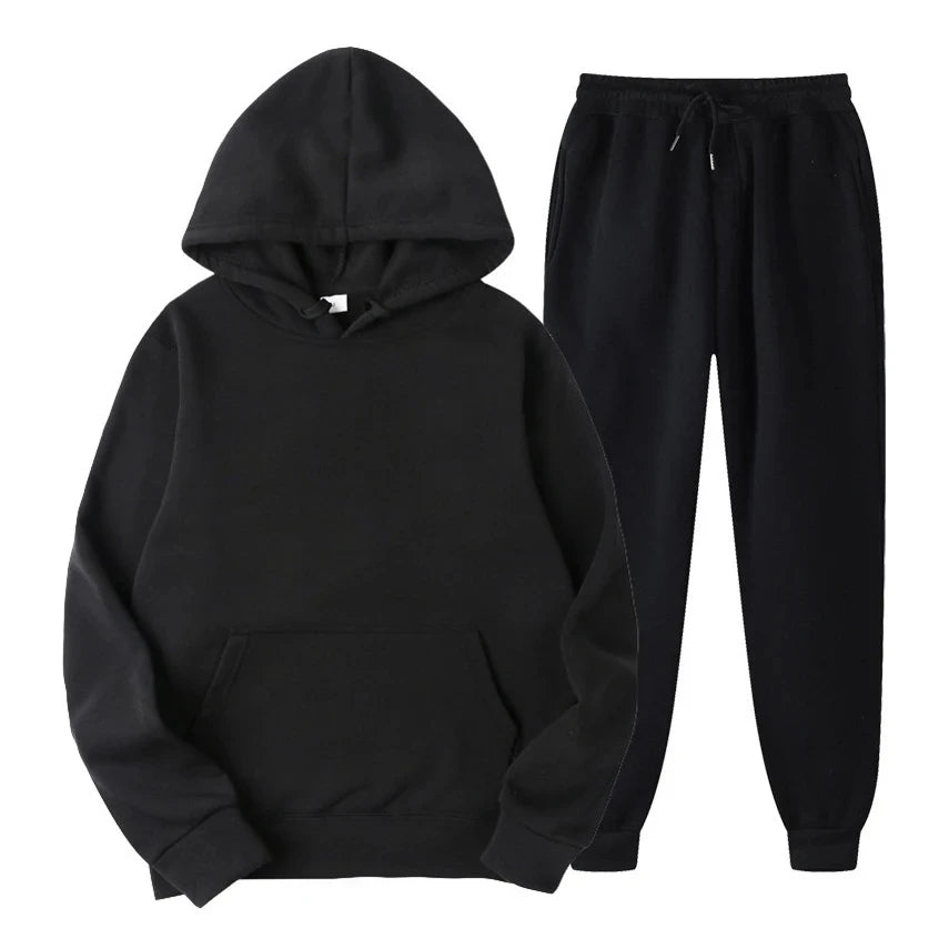 Larenz Men's Jogging Set | Crewneck Pullover and Jogger Pants